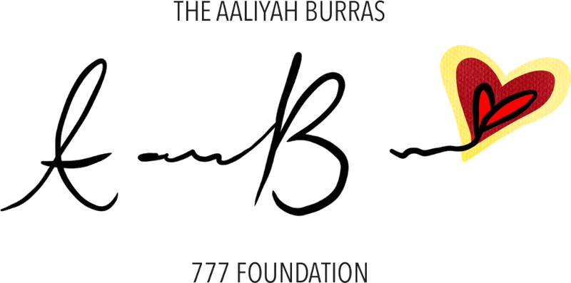The Aaliyah Burras 777 Foundation Logo
